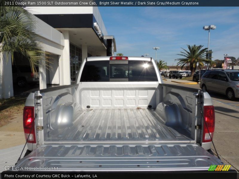 Bright Silver Metallic / Dark Slate Gray/Medium Graystone 2011 Dodge Ram 1500 SLT Outdoorsman Crew Cab