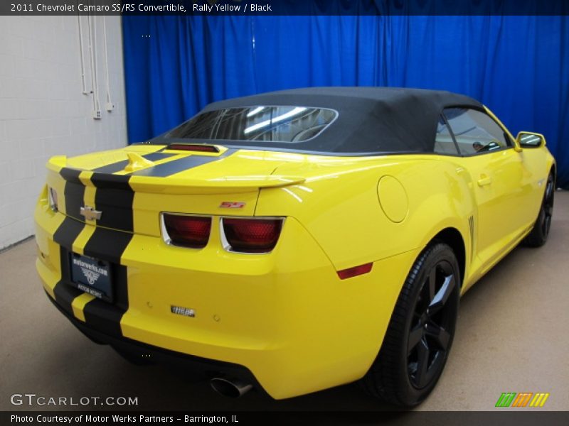 Rally Yellow / Black 2011 Chevrolet Camaro SS/RS Convertible