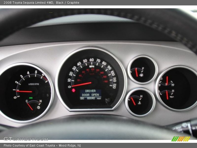 Black / Graphite 2008 Toyota Sequoia Limited 4WD