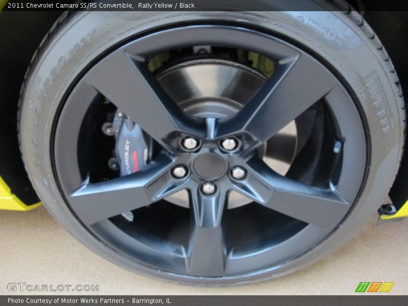 Rally Yellow / Black 2011 Chevrolet Camaro SS/RS Convertible