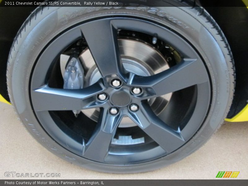 Rally Yellow / Black 2011 Chevrolet Camaro SS/RS Convertible