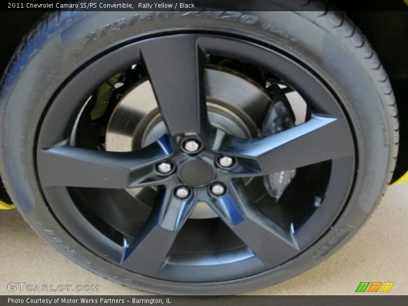 Rally Yellow / Black 2011 Chevrolet Camaro SS/RS Convertible