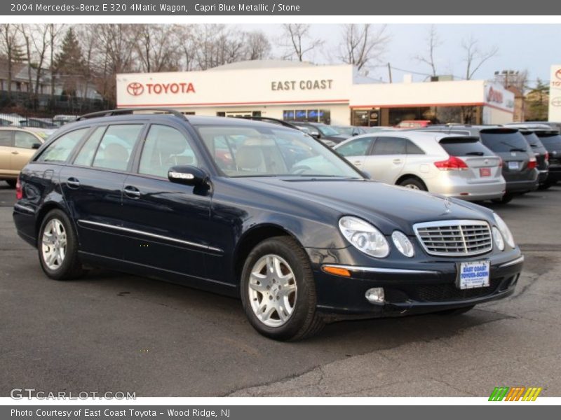 Capri Blue Metallic / Stone 2004 Mercedes-Benz E 320 4Matic Wagon