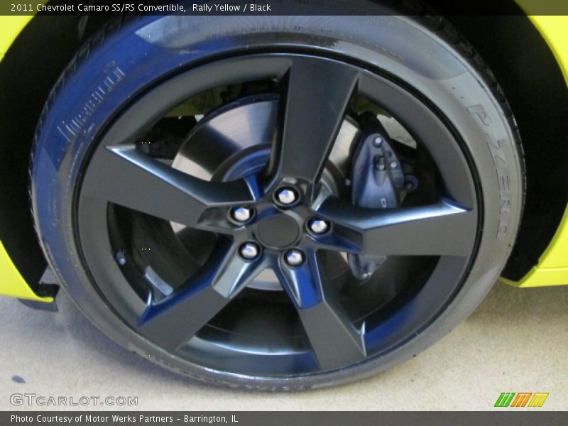 Rally Yellow / Black 2011 Chevrolet Camaro SS/RS Convertible