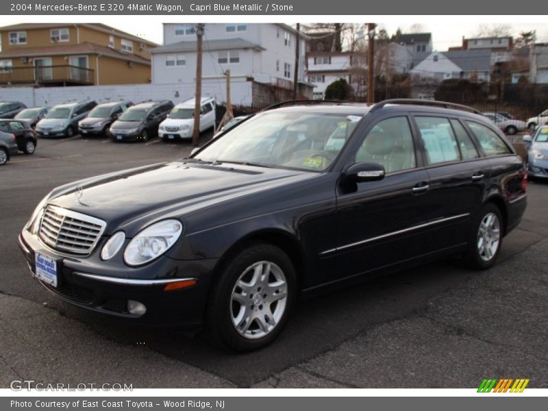 Capri Blue Metallic / Stone 2004 Mercedes-Benz E 320 4Matic Wagon