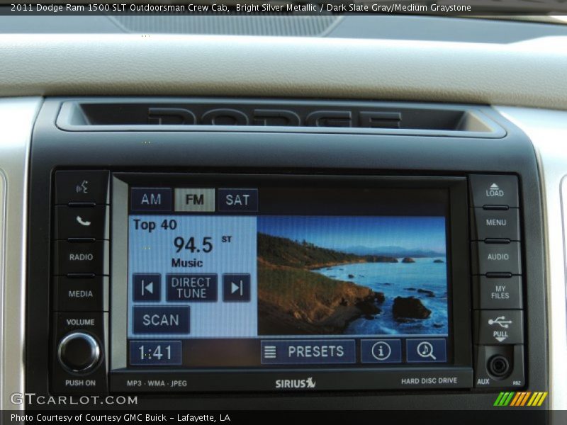 Bright Silver Metallic / Dark Slate Gray/Medium Graystone 2011 Dodge Ram 1500 SLT Outdoorsman Crew Cab