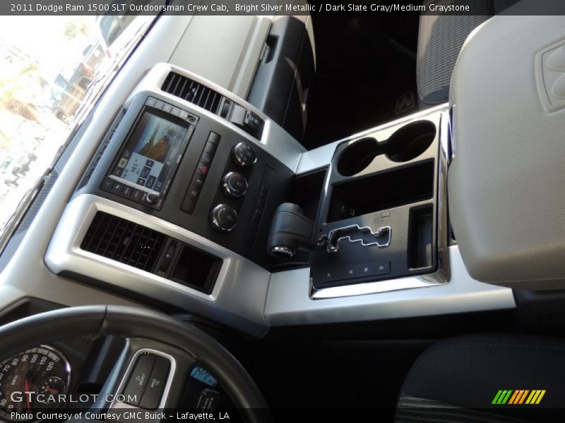 Bright Silver Metallic / Dark Slate Gray/Medium Graystone 2011 Dodge Ram 1500 SLT Outdoorsman Crew Cab