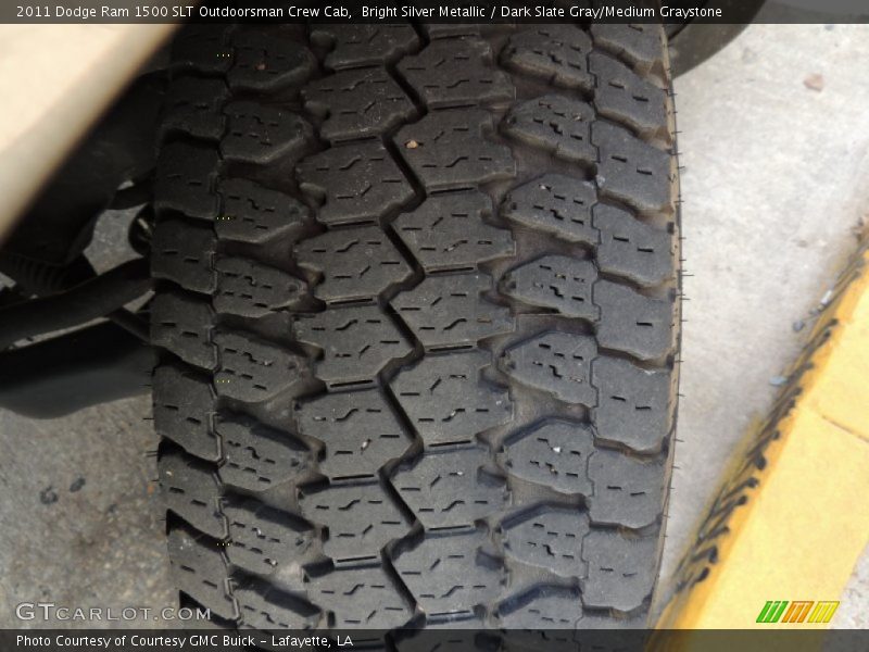 Bright Silver Metallic / Dark Slate Gray/Medium Graystone 2011 Dodge Ram 1500 SLT Outdoorsman Crew Cab