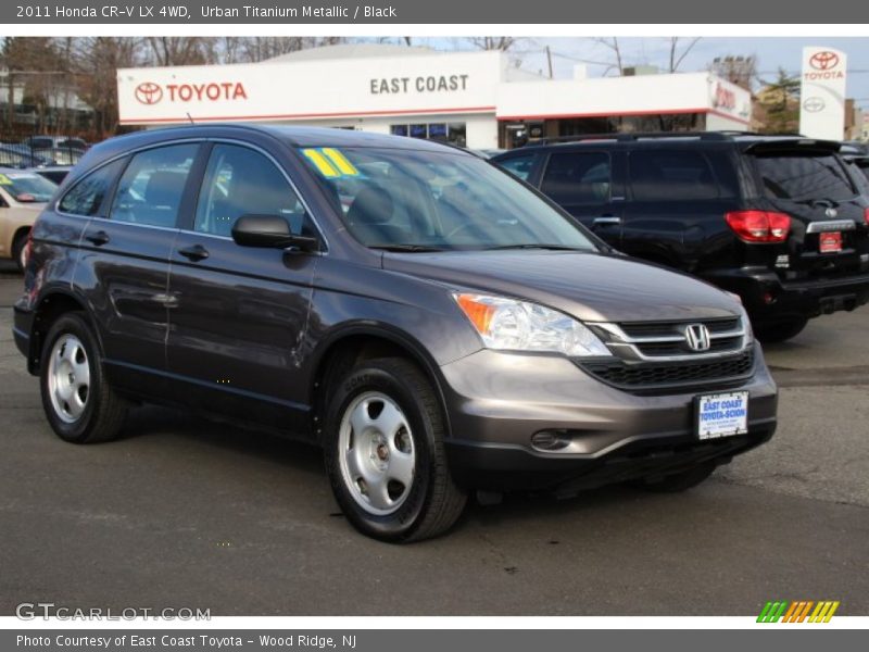 Urban Titanium Metallic / Black 2011 Honda CR-V LX 4WD