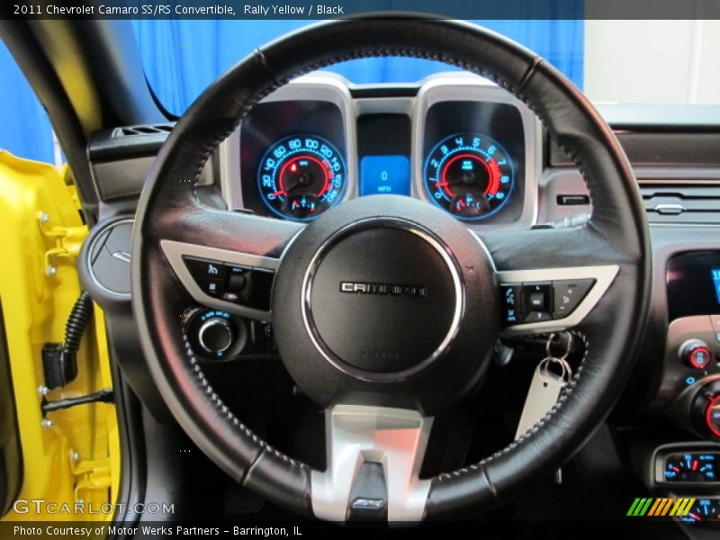 Rally Yellow / Black 2011 Chevrolet Camaro SS/RS Convertible