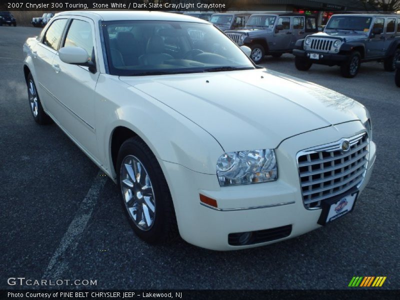 Stone White / Dark Slate Gray/Light Graystone 2007 Chrysler 300 Touring