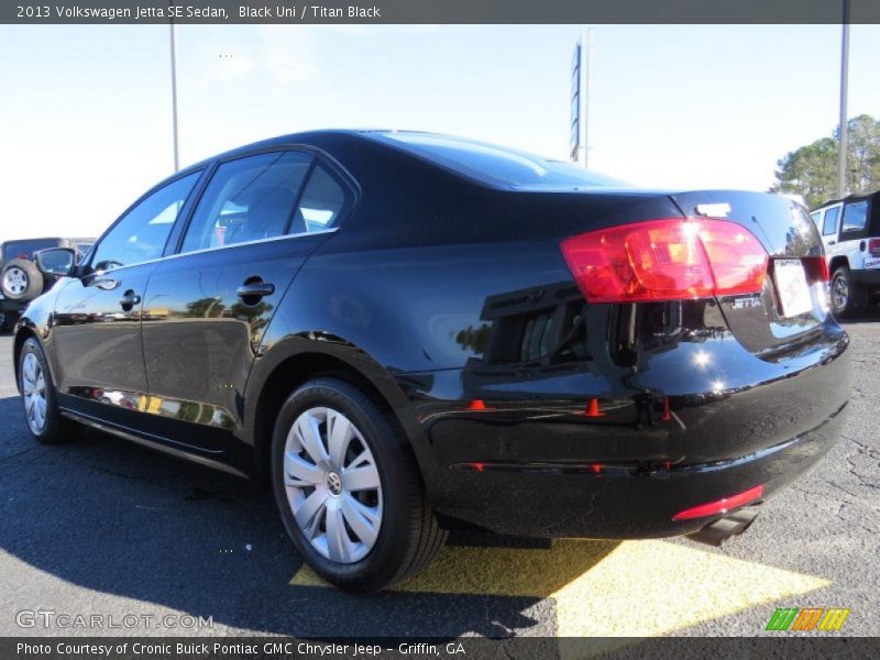 Black Uni / Titan Black 2013 Volkswagen Jetta SE Sedan