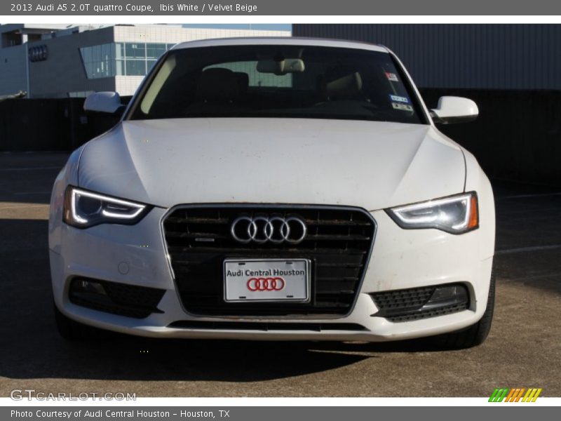 Ibis White / Velvet Beige 2013 Audi A5 2.0T quattro Coupe