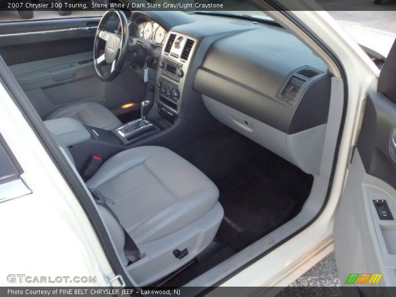Stone White / Dark Slate Gray/Light Graystone 2007 Chrysler 300 Touring
