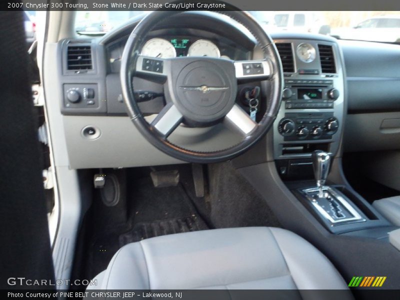 Stone White / Dark Slate Gray/Light Graystone 2007 Chrysler 300 Touring