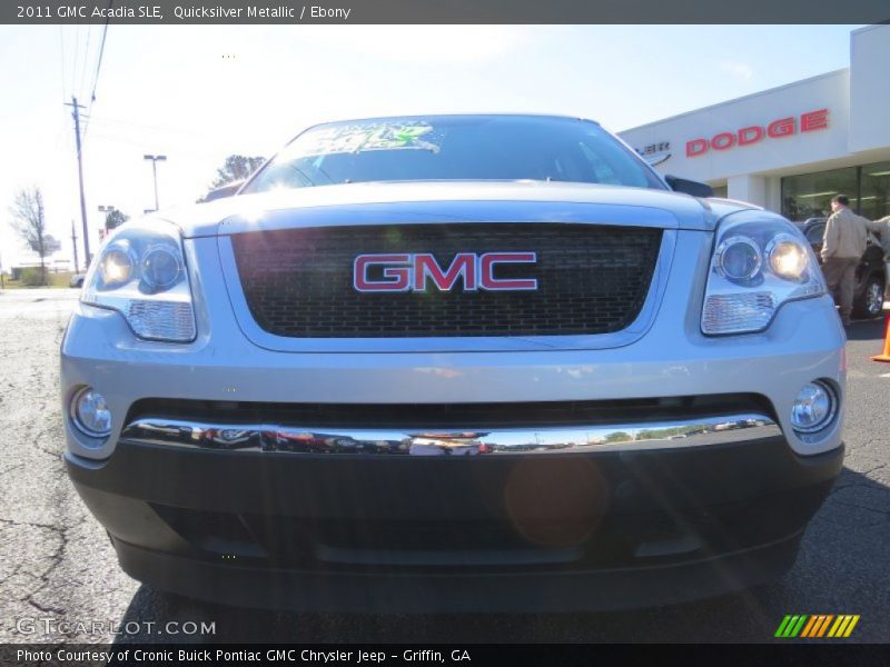 Quicksilver Metallic / Ebony 2011 GMC Acadia SLE