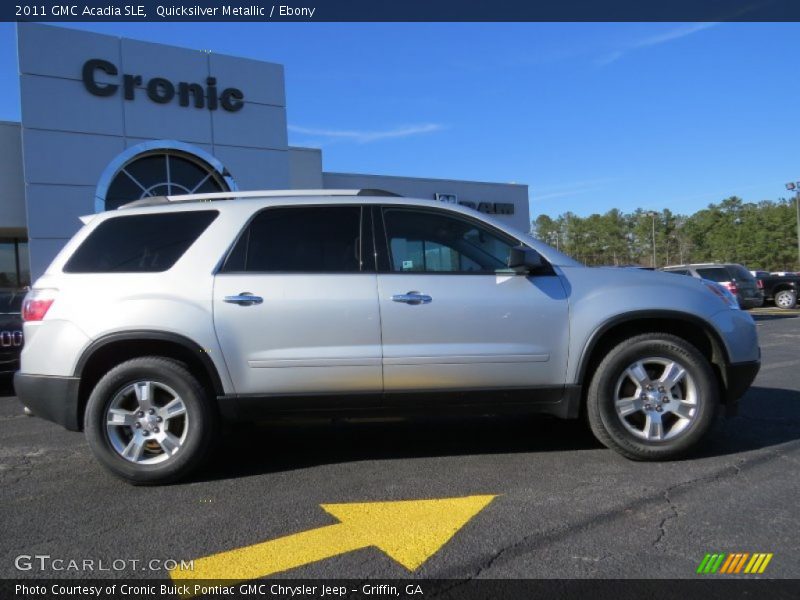 Quicksilver Metallic / Ebony 2011 GMC Acadia SLE