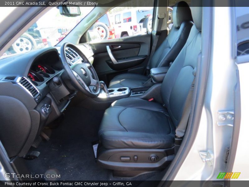 Quicksilver Metallic / Ebony 2011 GMC Acadia SLE