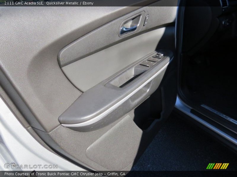 Quicksilver Metallic / Ebony 2011 GMC Acadia SLE