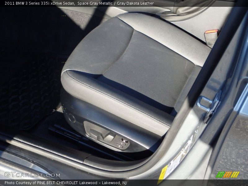 Space Gray Metallic / Gray Dakota Leather 2011 BMW 3 Series 335i xDrive Sedan