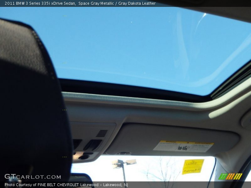 Space Gray Metallic / Gray Dakota Leather 2011 BMW 3 Series 335i xDrive Sedan