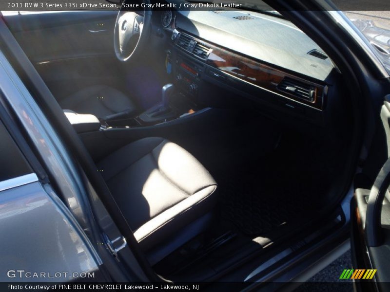 Space Gray Metallic / Gray Dakota Leather 2011 BMW 3 Series 335i xDrive Sedan