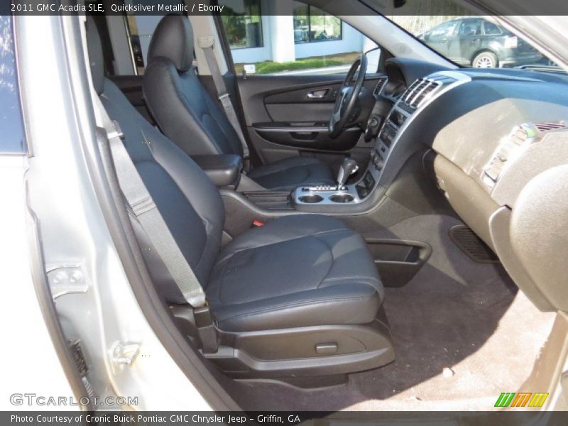 Quicksilver Metallic / Ebony 2011 GMC Acadia SLE