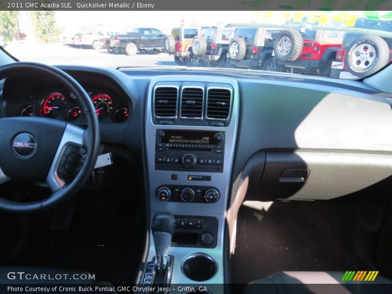 Quicksilver Metallic / Ebony 2011 GMC Acadia SLE