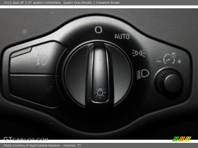 Quartz Grey Metallic / Cinnamon Brown 2011 Audi A5 2.0T quattro Convertible