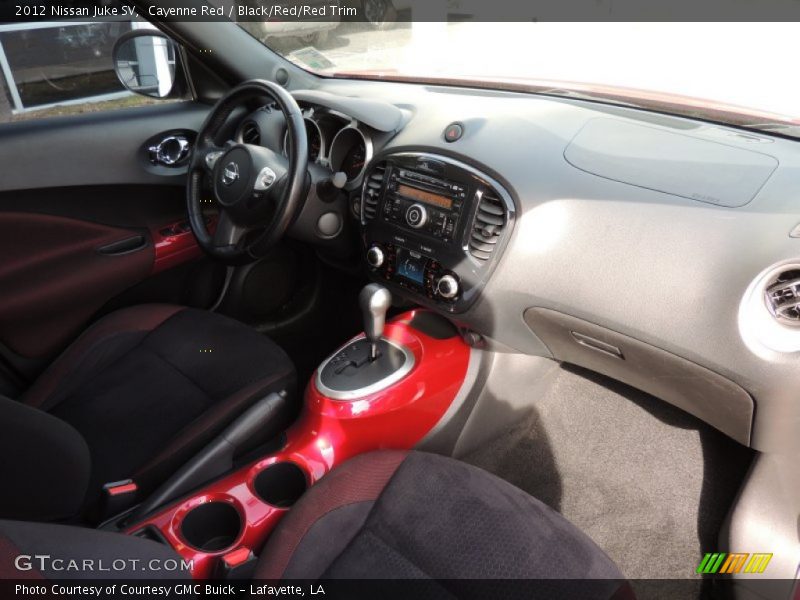 Cayenne Red / Black/Red/Red Trim 2012 Nissan Juke SV