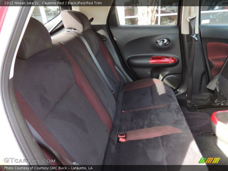 Cayenne Red / Black/Red/Red Trim 2012 Nissan Juke SV