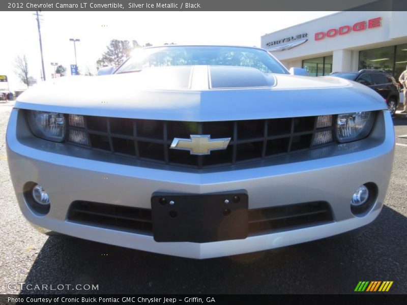 Silver Ice Metallic / Black 2012 Chevrolet Camaro LT Convertible