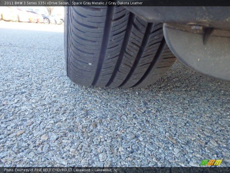 Space Gray Metallic / Gray Dakota Leather 2011 BMW 3 Series 335i xDrive Sedan