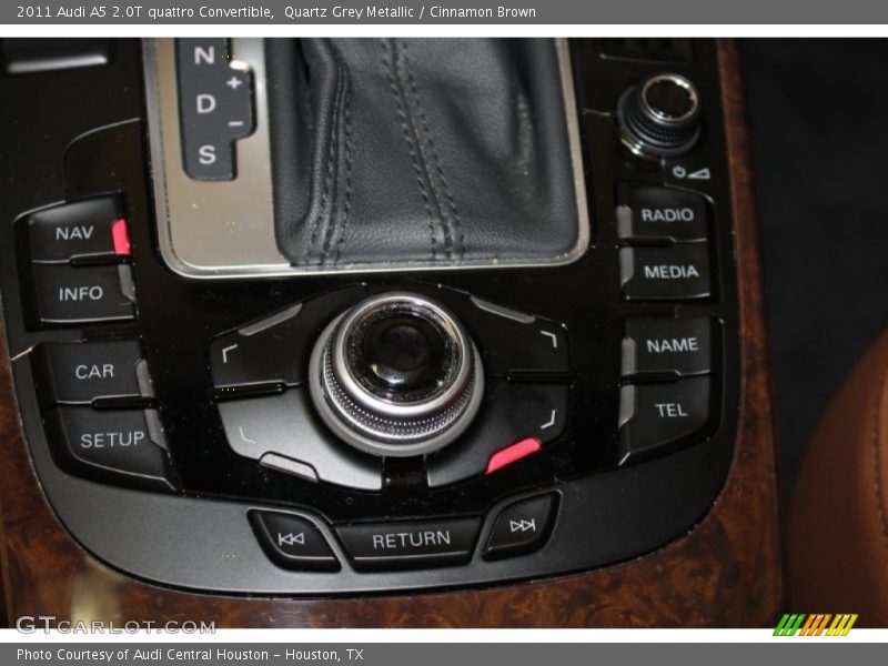 Quartz Grey Metallic / Cinnamon Brown 2011 Audi A5 2.0T quattro Convertible