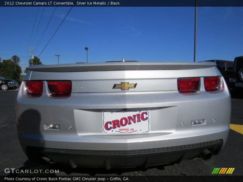 Silver Ice Metallic / Black 2012 Chevrolet Camaro LT Convertible
