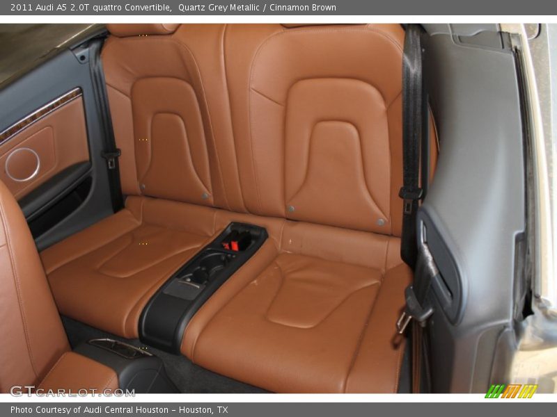 Quartz Grey Metallic / Cinnamon Brown 2011 Audi A5 2.0T quattro Convertible