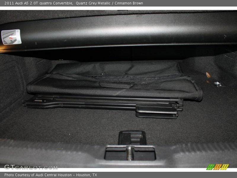 Quartz Grey Metallic / Cinnamon Brown 2011 Audi A5 2.0T quattro Convertible