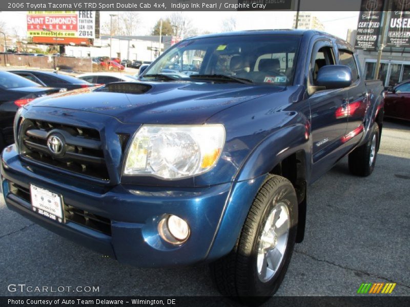 Indigo Ink Pearl / Graphite Gray 2006 Toyota Tacoma V6 TRD Sport Double Cab 4x4