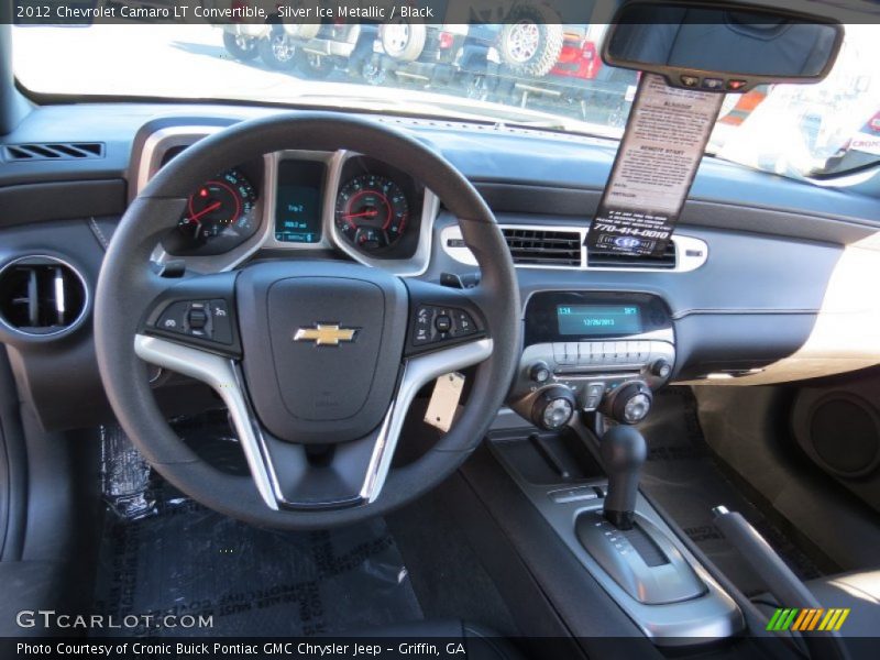 Silver Ice Metallic / Black 2012 Chevrolet Camaro LT Convertible
