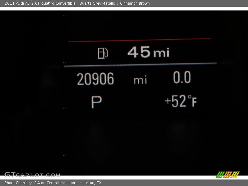 Quartz Grey Metallic / Cinnamon Brown 2011 Audi A5 2.0T quattro Convertible