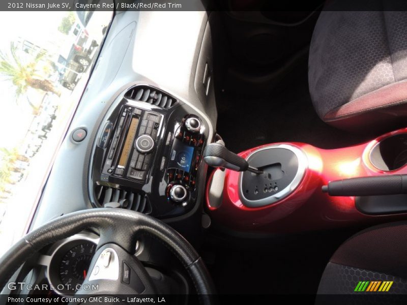 Cayenne Red / Black/Red/Red Trim 2012 Nissan Juke SV