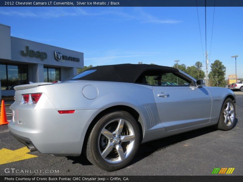 Silver Ice Metallic / Black 2012 Chevrolet Camaro LT Convertible