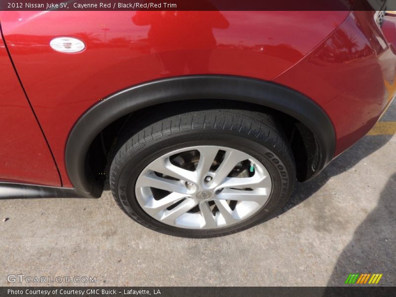 Cayenne Red / Black/Red/Red Trim 2012 Nissan Juke SV