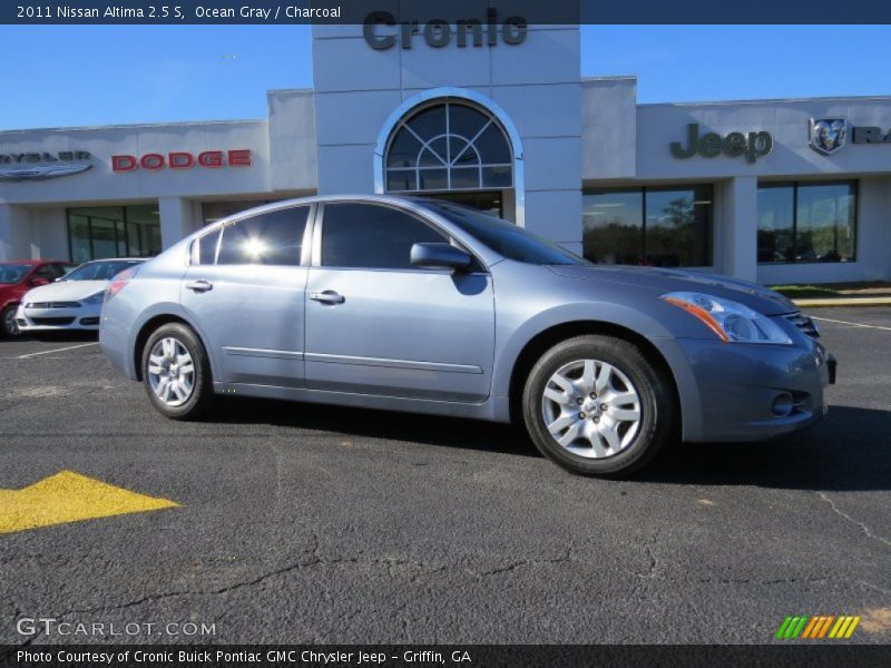 Ocean Gray / Charcoal 2011 Nissan Altima 2.5 S