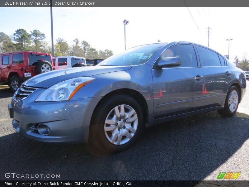 Ocean Gray / Charcoal 2011 Nissan Altima 2.5 S