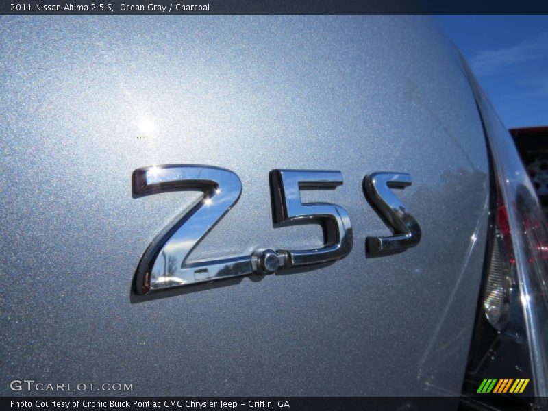 Ocean Gray / Charcoal 2011 Nissan Altima 2.5 S