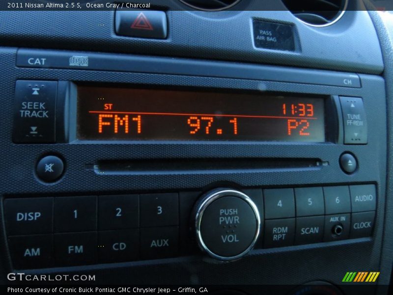 Ocean Gray / Charcoal 2011 Nissan Altima 2.5 S