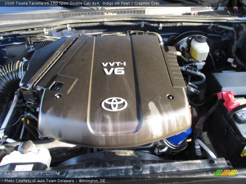 Indigo Ink Pearl / Graphite Gray 2006 Toyota Tacoma V6 TRD Sport Double Cab 4x4