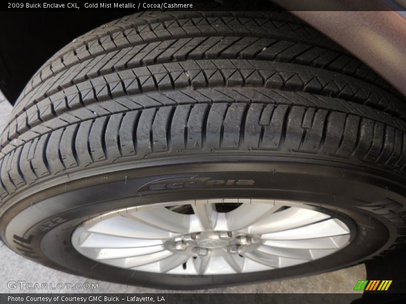 Gold Mist Metallic / Cocoa/Cashmere 2009 Buick Enclave CXL