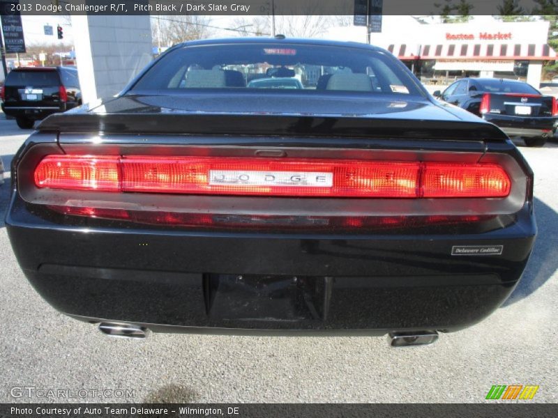 Pitch Black / Dark Slate Gray 2013 Dodge Challenger R/T